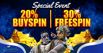 BONUS SPIN 50% SLOT BISABET